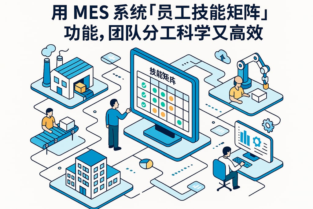 用 MES 系统「员工技能矩阵」功能，团队分工科学又高效